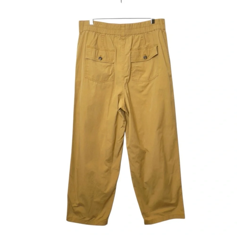 Madewell High Rise Utility Straight Relaxed Pants Cotton Ripstop Sz XL